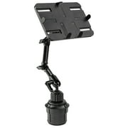 Mount-It! Car Cup Holder iPad Tablet Stand | Fits 7-11 Screen Sizes
