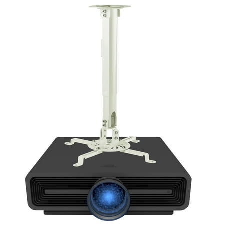 Mount-It! Ceiling Projector Mount Height Adjustable Universal Stand, 30 Lbs Capacity (Medium)