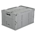Mount-It! Collapsible Plastic Storage Crate | Stackable - Walmart.com