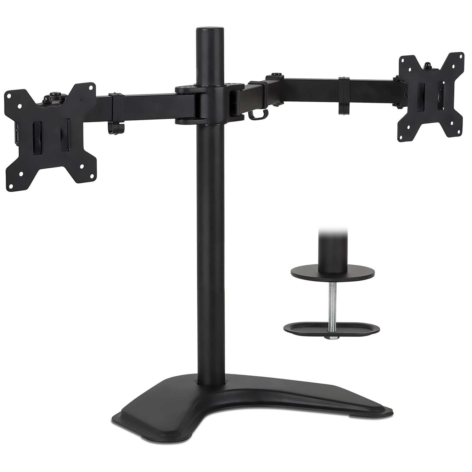 MountIt! Dual Monitor Adjustable Stand 32" Maximum Screen Size