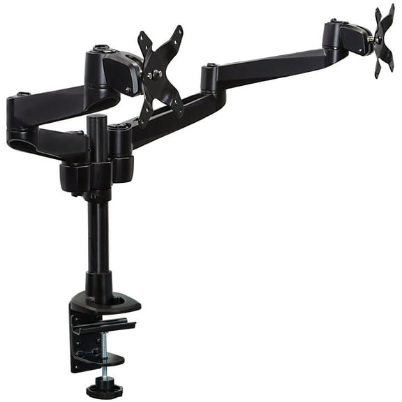 Mount-It! Dual Monitor Desk Mount | Fits 13"-24" Computer Screens | TAA Compliant