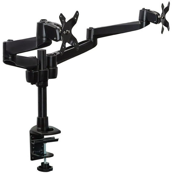 Mount-It! Dual Monitor Desk Mount | Fits 13"-24" Computer Screens | TAA Compliant