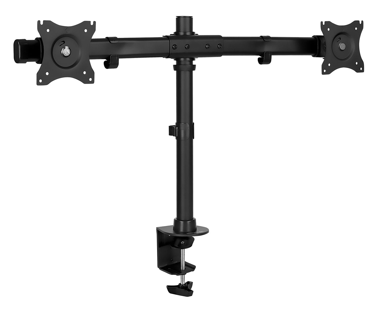 Mount-It! Dual Monitor Desk Mount | Fits 17-27 Inch Screens | Height Adjustable