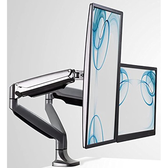 Mount-It! Dual Monitor Desk Mount | Fits 17-32 Inch Screens