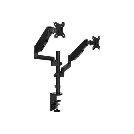 Mount-It! - Dual Monitor Desk Mount - Black