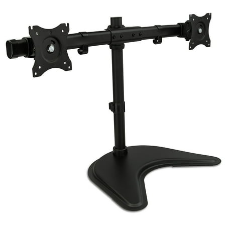 Mount-It! - Dual Monitor Desk Stand - Black