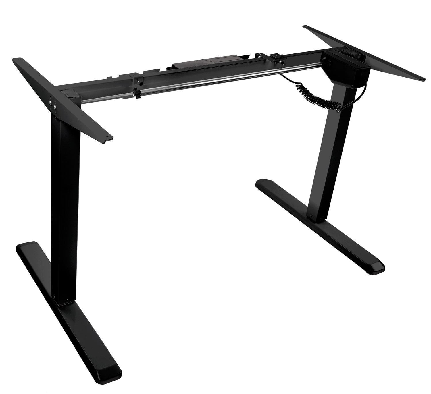 Black Adjustable Electric Standing Desk Frame with Controller