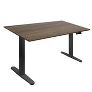 Mount-It! Electric Sit-Stand Desk with Tabletop, Adrift Brown, Ergonomic