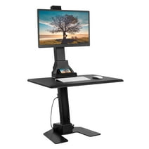 Mount-It! Electric Standing Desk Converter and Monitor Mount, for screens up to 32", Ergonomic