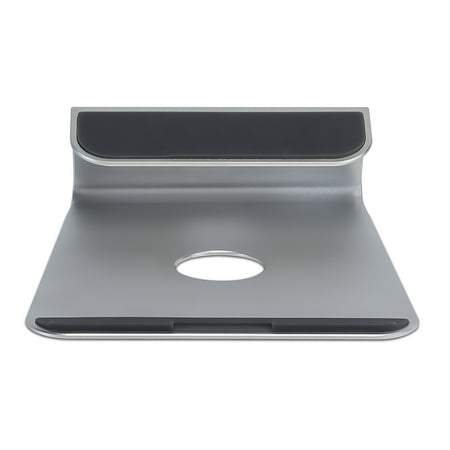 Mount-It! - Tilted Riser Stand for Laptop - Silver