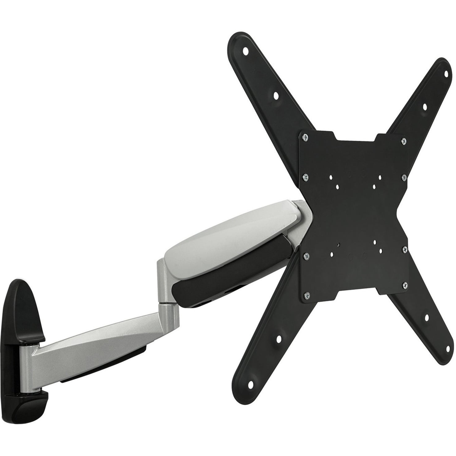 Mount-It! Adjustable Silver and Black Full Motion TV Wall Mount