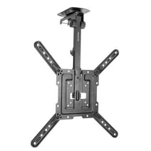 Mount-It! Flip-Down Ceiling TV Mount, Fits Screen Size 23"-55" , 44 lb. Capacity,  Adjustable Height, Works With Slanted Ceiling