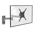 thumbnail image 1 of Mount-It! Full Motion TV Mount, Fits 19" to 43" TV's, Capacity 33 Lbs.,  Perfect for RVs and Trailers, Two Quick Release Mounts, 1 of 14