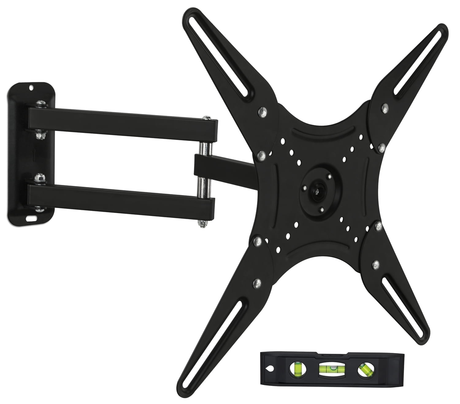 Mount-It! Full Motion TV Wall Mount with Swivel and 20" Extension, Fits 23"-55 " Flat Screen TVs, Capacity  66 lbs.