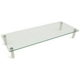 thumbnail image 1 of Mount-It! Glass Monitor Stand Riser | Fits 17-24 Inch Screens | Height Adjustable, 1 of 6