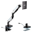 thumbnail image 1 of Mount-It! Heavy-Duty Single Computer Monitor Arm for Ultrawide Curved Screens Up To 49", Gaming Monitor, RGB Lights, USB, 1 of 10