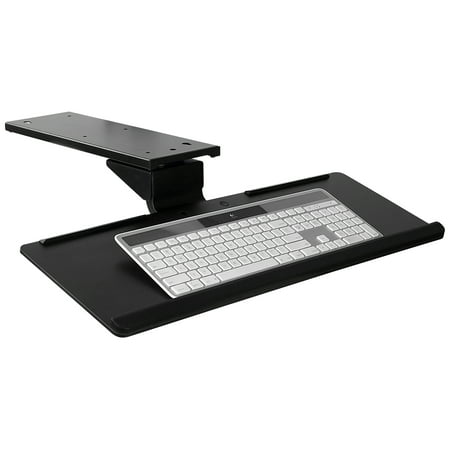 Mount-It! - Ergonomic Under-Desk Keyboard Tray - Slate Black