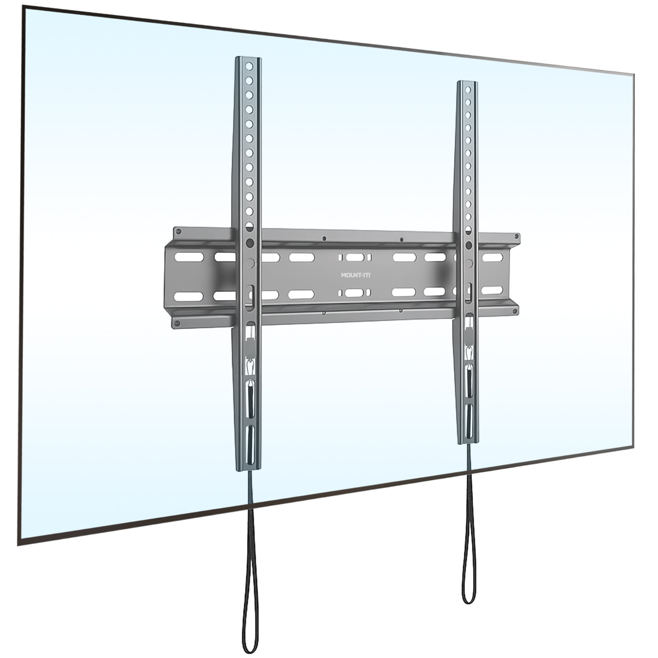 Mount-It! Low Profile Fixed TV Wall Mount, Fits 32"-55" Flat Screen TVs ,  77 lbs. Capacity, Slim Profile, TV Bracket