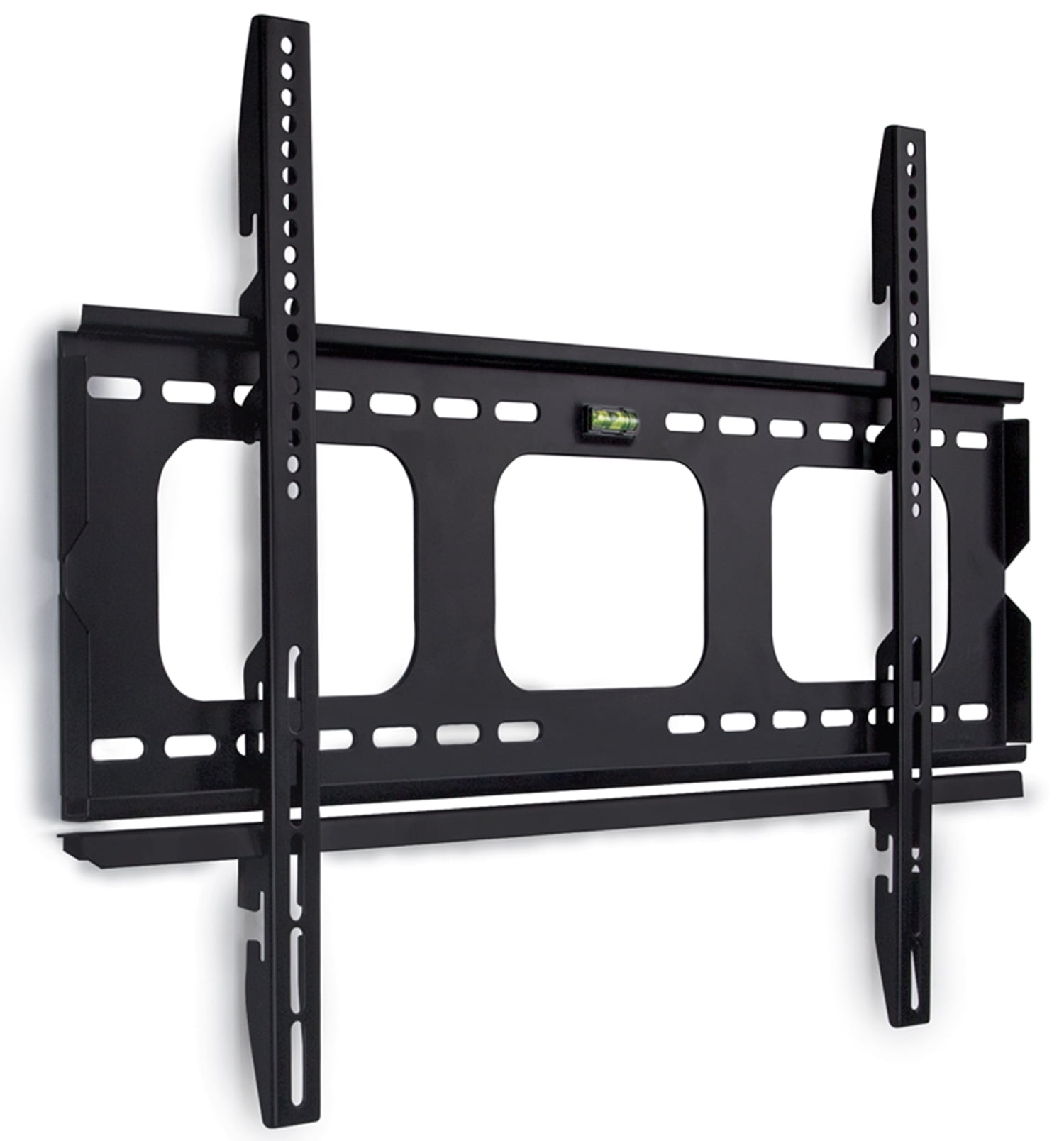 Black Steel Low-Profile TV Wall Mount for 32-60 inch Screens