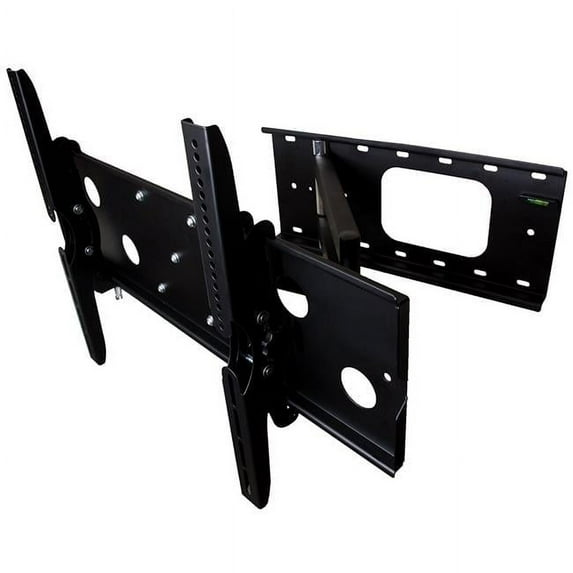 Mount-It MI-319B 32-60 in. Articulating Full Motion LCD LED Wall Mount Bracket with Swing Out Arm, Black