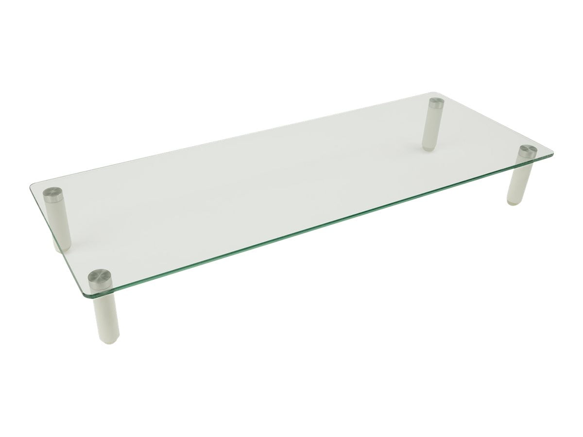Mount-It! MI-7263 Mount-it Glass Monitor Stand 22in Wide