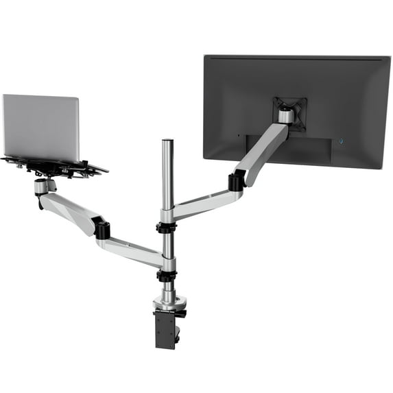 CLiX Series Full Motion Single Monitor + Laptop Mount with Cooling Fan