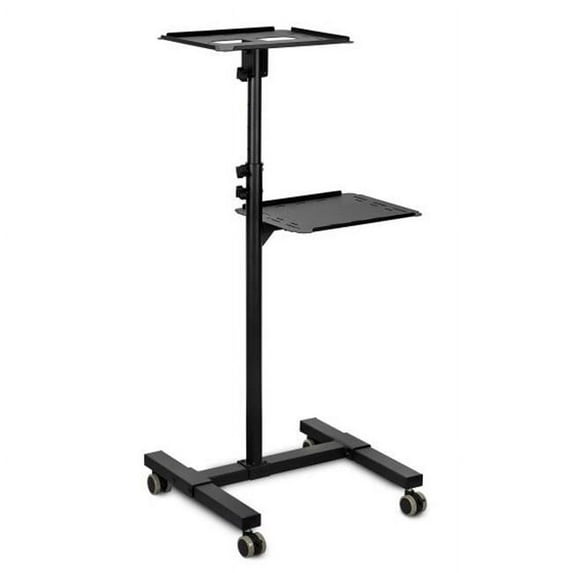 Mount-It! MI-7943 Steel Electronic Stand for Laptop & Projector, Black