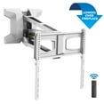 thumbnail image 1 of Mount-It! Motorized Fireplace Mantel TV Wall Mount,  Fits 37" to 70" TVs,  Capacity 77 lbs., Remote Control, White, 1 of 12