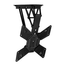 Mount-It! Motorized Lift Ceiling TV Mount with Remote,  Fits 23" to 55" Tv's, Capacity 66 Lbs., Works for Flat and Pitched Ceilings