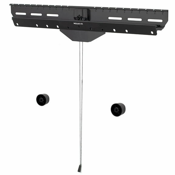 Mount-It! No Stud TV Wall Mount, Heavy Duty for Large TV's, Fits 32" to 80" TV's, Capacity 110 lbs. ,  Low Profile, Mounts with Nails