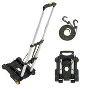 Mount-It! Premium Folding Luggage Cart, 77 LBS Capacity