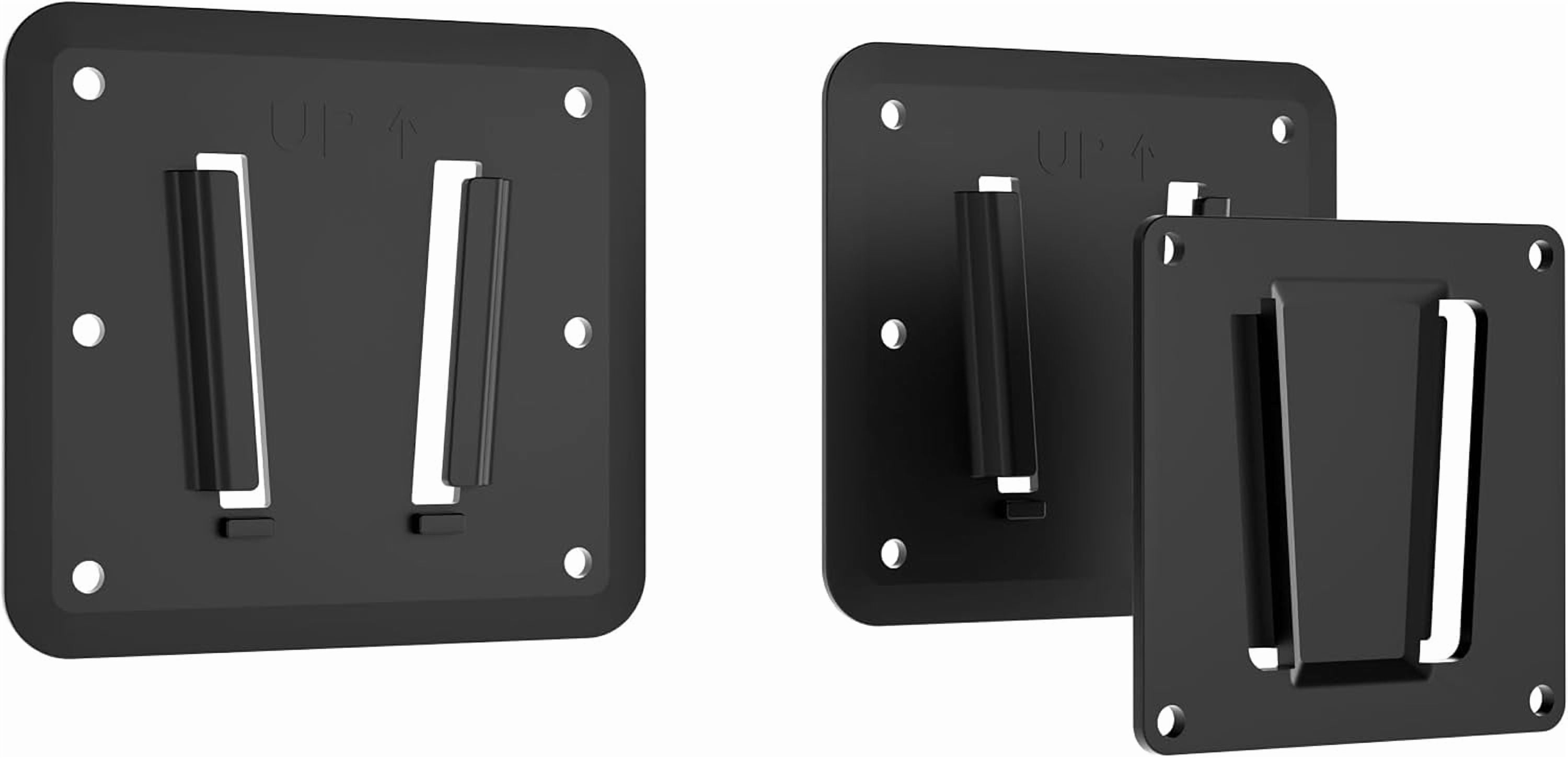 Mount-It! RV TV Mount, Rust-Proof Polymer, Dual Wall Plates & Quick-Release, Ultra-Slim 0.7" Profile, Fits 13-43" TVs up to 30 lbs, VESA 75x75 & 100x100, Indoor/Outdoor Camper Bracket