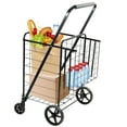 thumbnail image 1 of Mount-It! Rolling Utility Shopping Cart | Steel Construction, 1 of 5