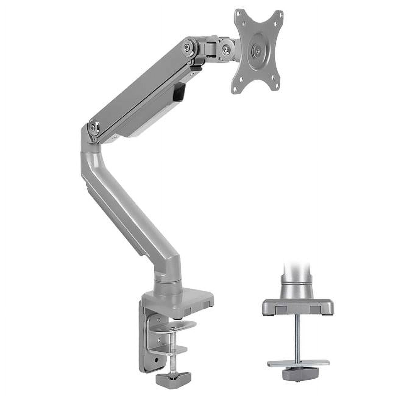 Adjustable Aluminum and Steel Single Monitor Arm Mount