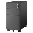 thumbnail image 1 of Mount-It! Slim Rolling File Cabinet with 3 Drawers, For Offices, Colleges, 1 of 9