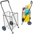 thumbnail image 1 of Mount-It! Small Rolling Utility Shopping Cart | Foldable, 1 of 8