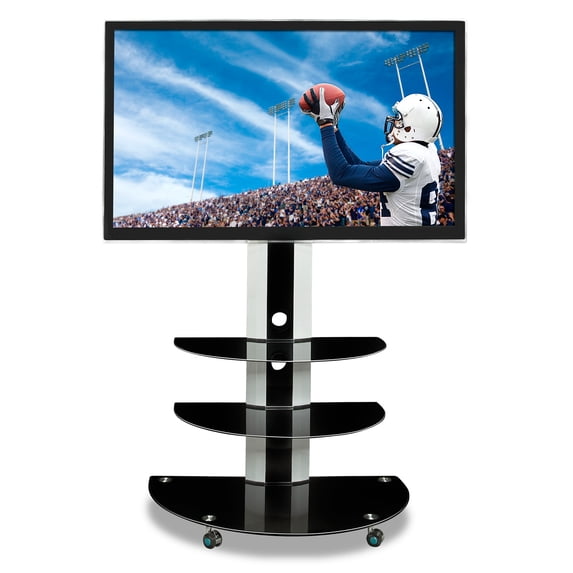 Mount-It! Speaker Stands for Home Theater 5.1 Channel Surround Sound System Satellite Speaker