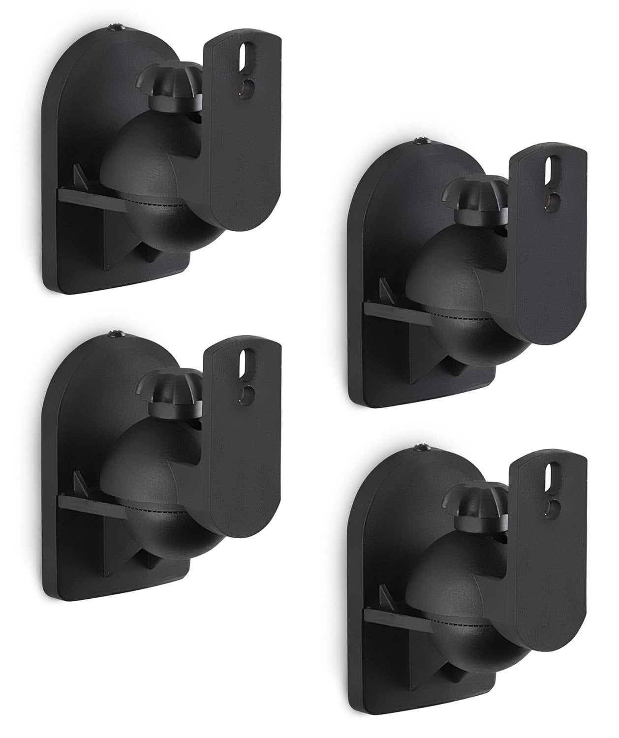 MountIt! Speaker Wall Mount Full Motion Brackets For Surround Sound