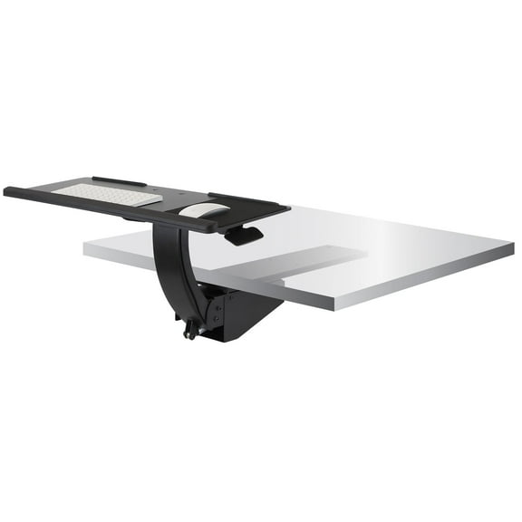 Mount-It! Standing Keyboard and Mouse Platform With Ergonomic Wrist Rest Pad