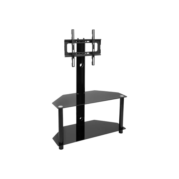 Mount-It! TV Floor Stand | 55" Maximum Screen Size | Height Adjustable TV Mount