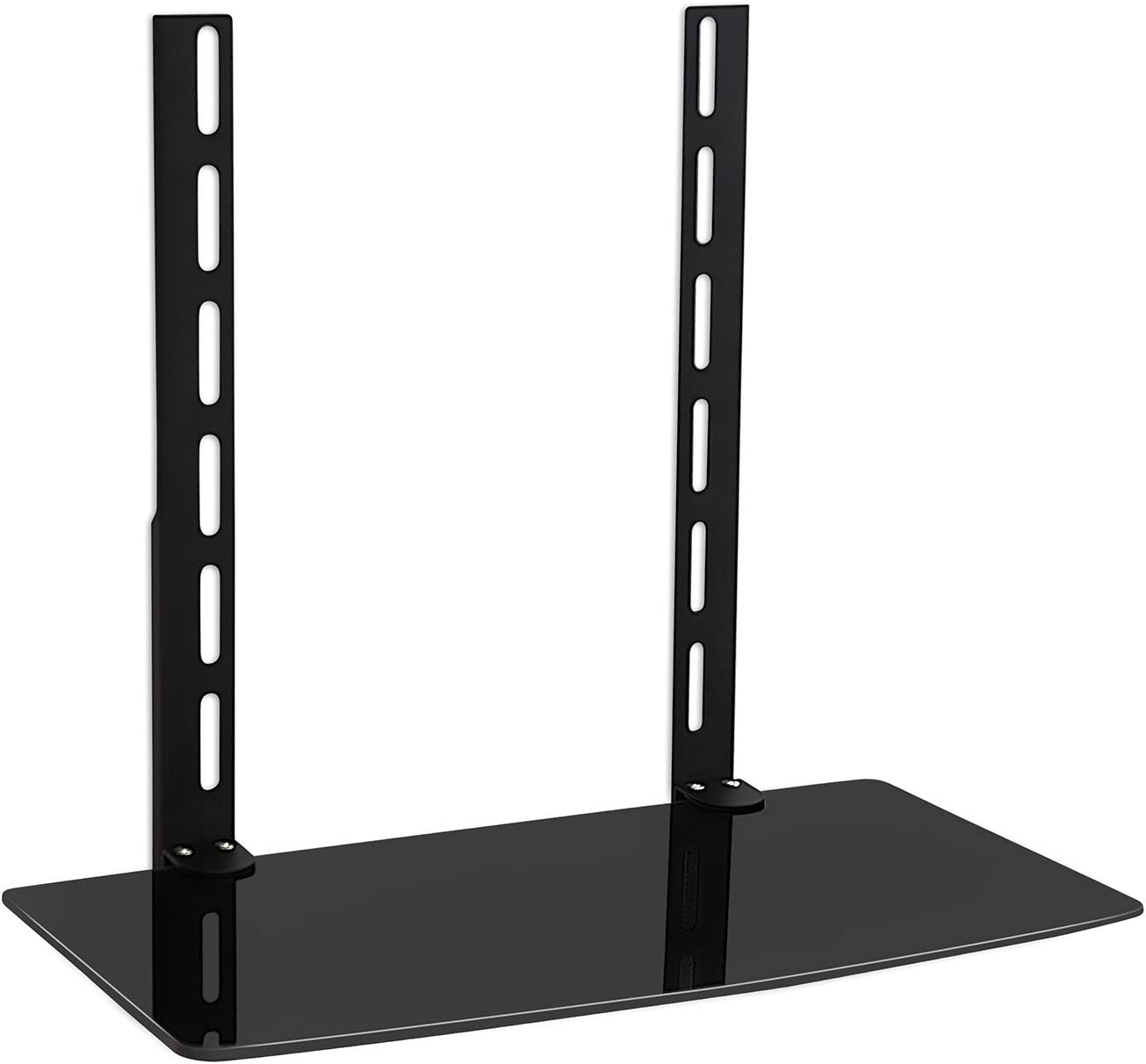MountIt TV Wall Mount Shelf Bracket Under TV for Cable Box, DVD Player