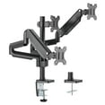 thumbnail image 1 of Mount-It! Triple Monitor Mount Fits 17"-27" Computer Screens, Gas Spring Desk Arms, Full-Motion, 1 of 4