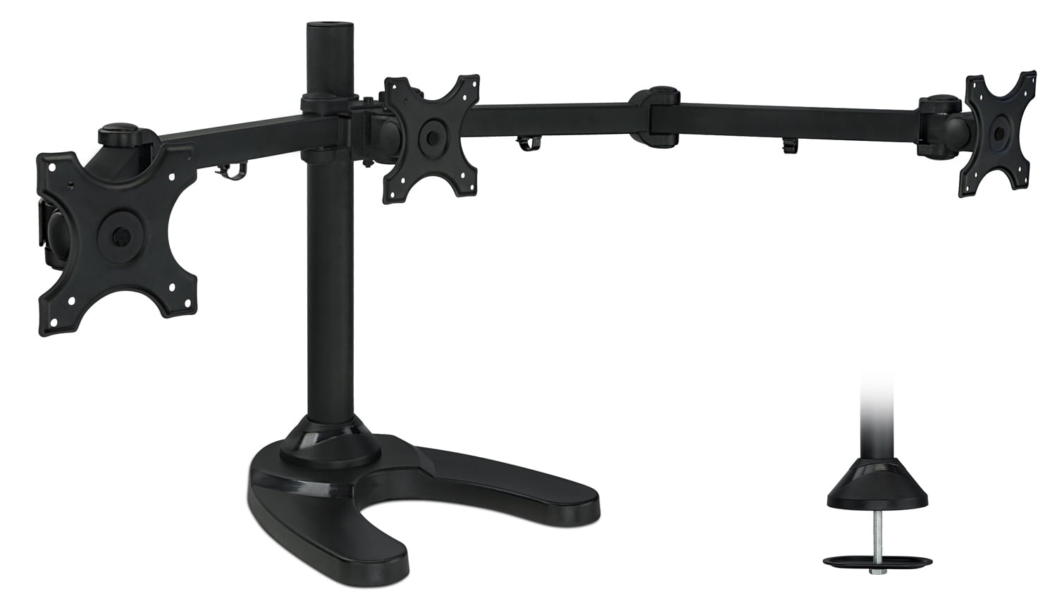 MountIt! Triple Monitor Stand 3 Monitor Stand Mount Fits 1924
