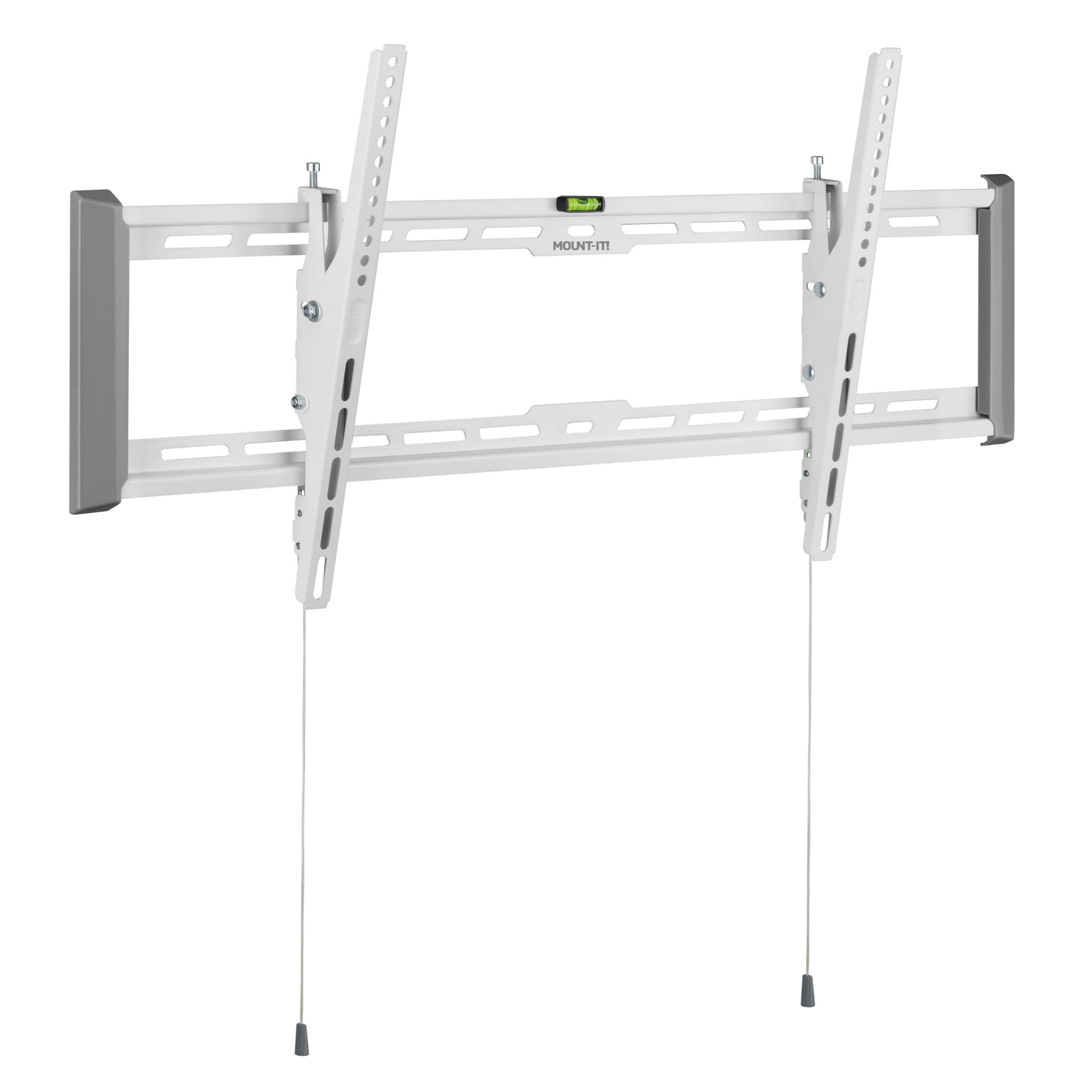 Mount-It! Ultra-Slim and Heavy-Duty TV Wall Mount,  Fits 43" to 90" TV's, Capacity 165 lbs., Tilting Bracket, White