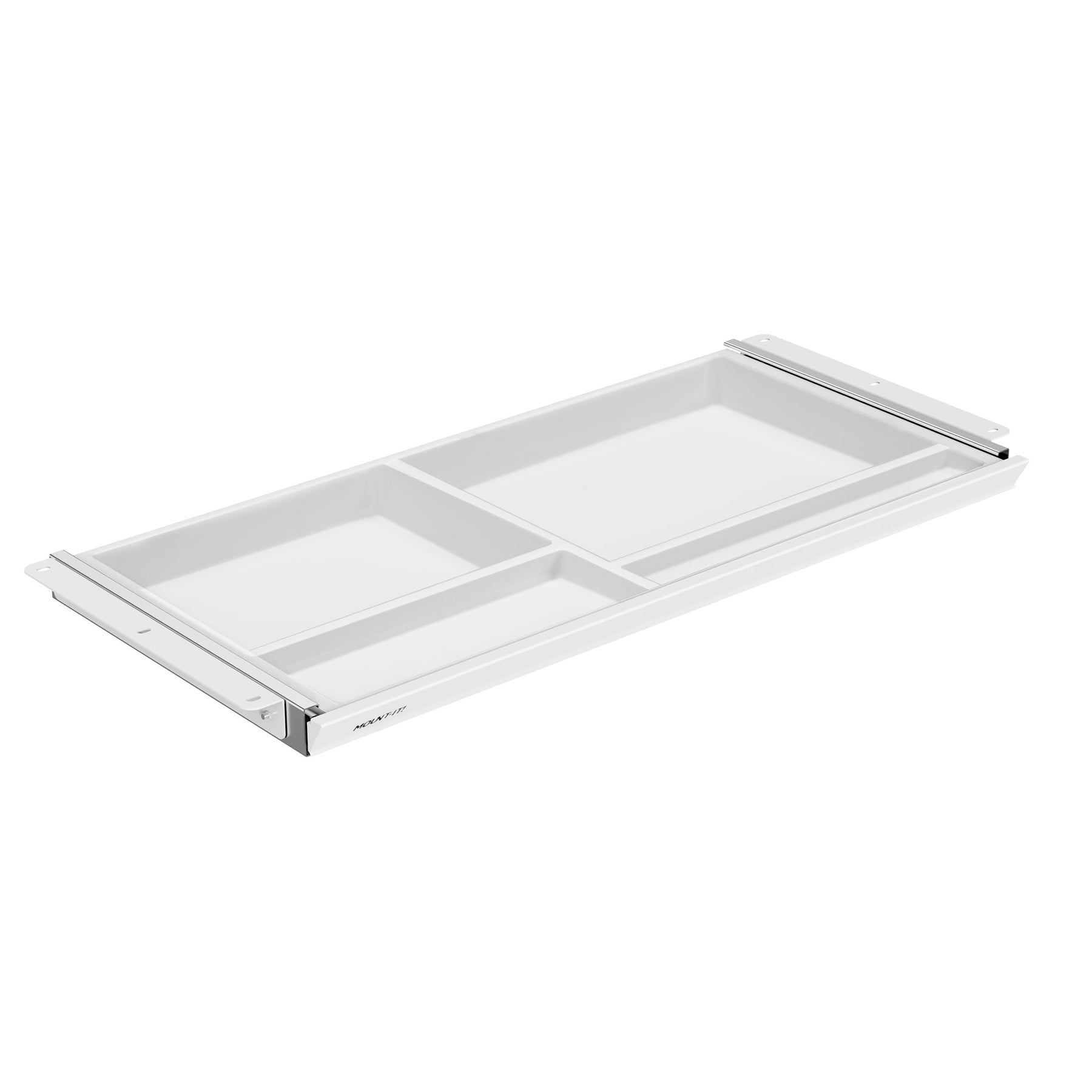 Mount-It! Under Desk Drawer - Deep, White