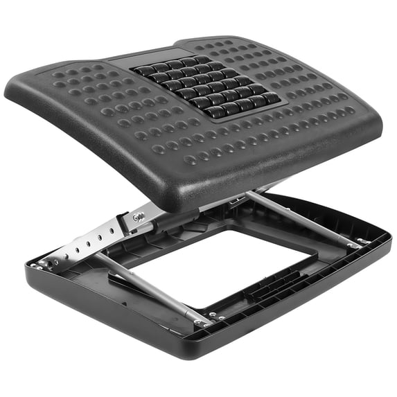 Mount-It! Under Desk Footrest, Adjustable Height/Angle and Massaging Rollers