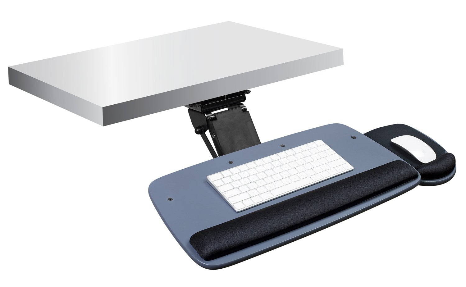 Mount-It! Under Desk Keyboard Platform With Wrist Rest Pad