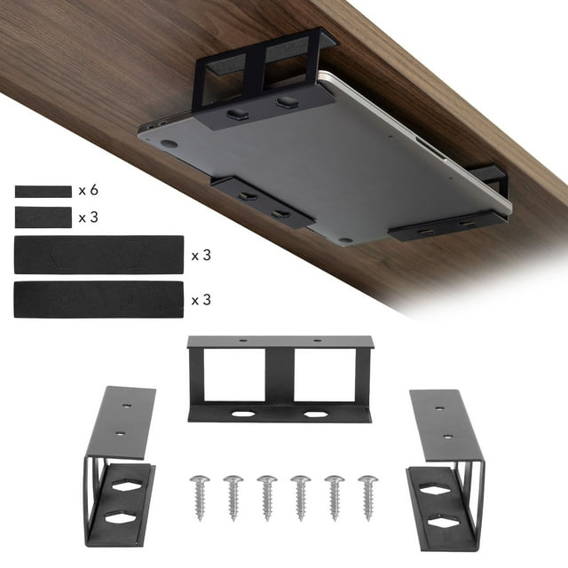 Mount-It! Under Desk Laptop Holder for computer tables, work tables ...