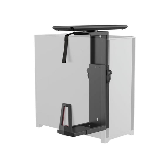 Mount-It! Under desk Deluxe CPU Mount with Sliding Track