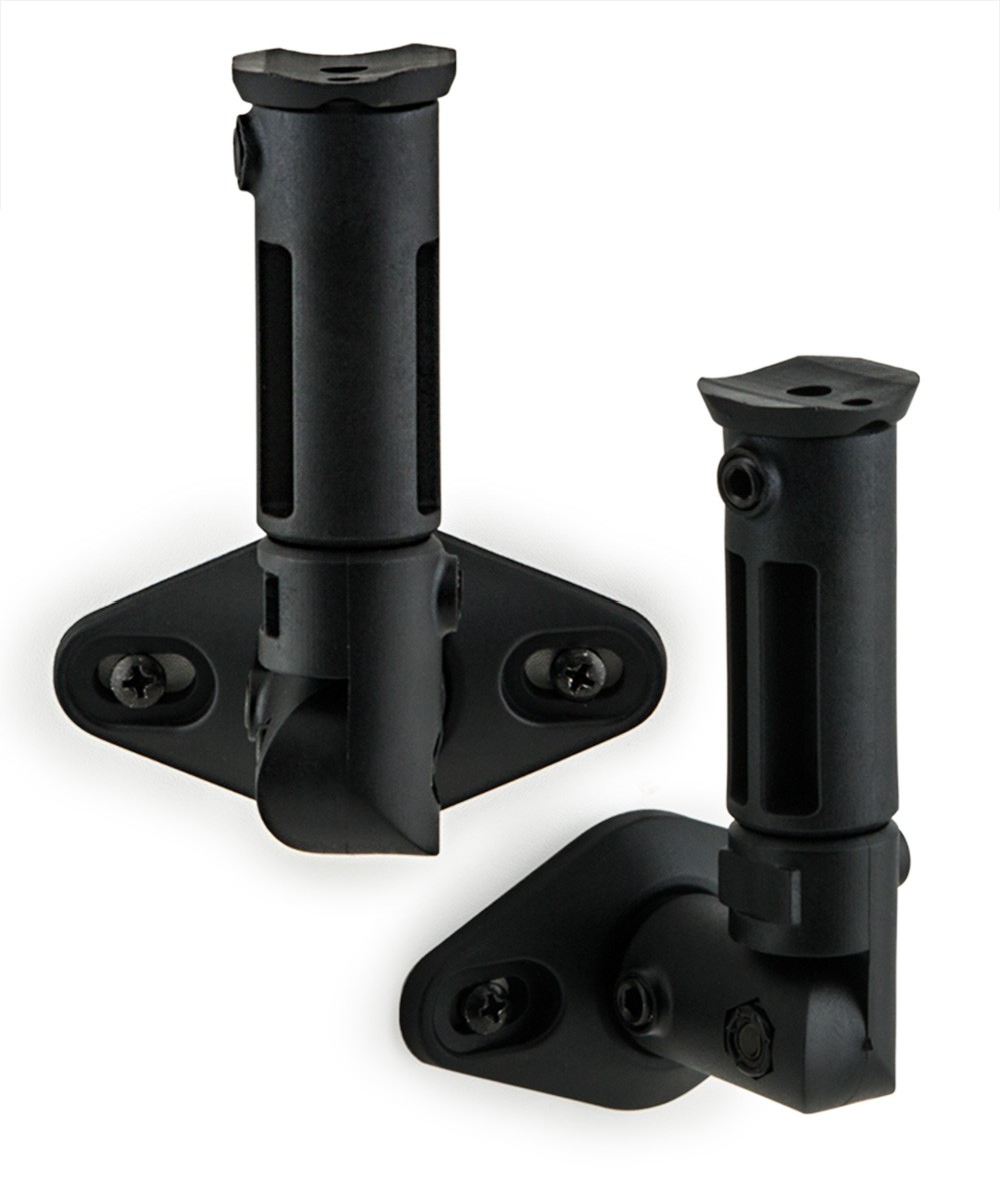 Mount-It! Universal Audio Surround Sound Satellite Speaker Wall or Ceiling Mount Brackets, 2 Pieces - image 1 of 5